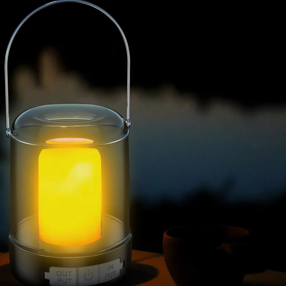 Vibe Geeks 3 Modes Vintage Portable Camping Lantern - USB